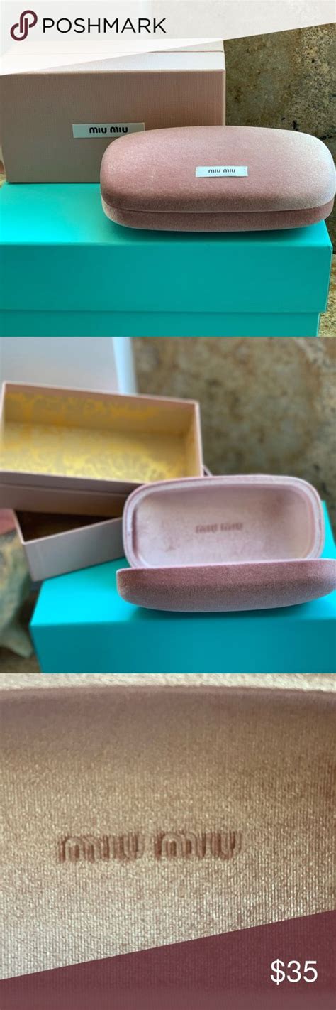 miu miu eyeglass case|miu clear glasses.